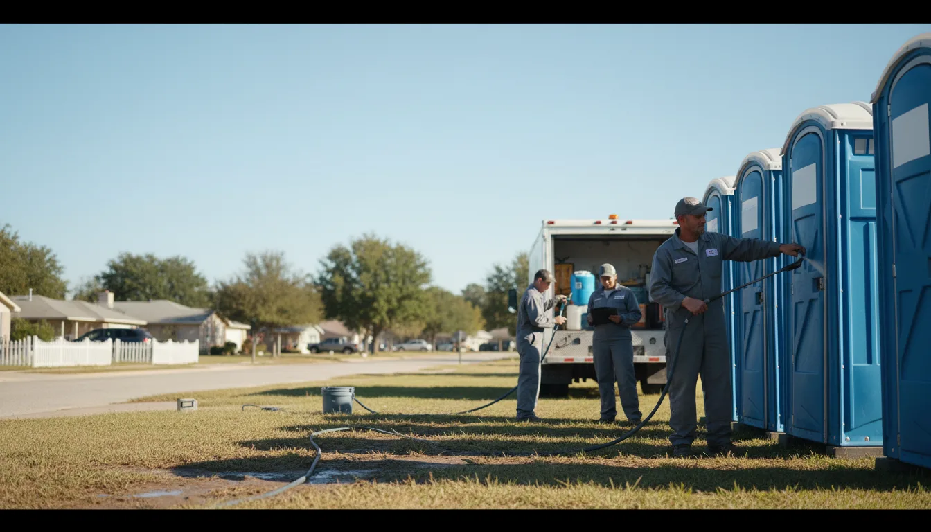 Long-Term Portable Toilet Rental in Groveton, TX near me